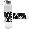 infinite by GEDA LABELS (INFKH) Unisex - Borraccia per adulti in vetro 500 ml, bottiglia di vetro, multicolore, 500 ml