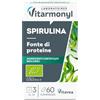 Vitarmonyl Spirulina - Proteine Vegetali - Ricca di Vitamine e Minerali - Vitalità e Tono - Integratori Stanchezza - Difese Immunitarie - 60 Spirulina Compresse - Per tutta la Famiglia - Vitarmonyl