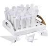 BOFUNX 24pcs Coni Portariso Matrimonio Coni Riso Portaconfetti Matrimonio Portacoriandoli per Bomboniere Matrimonio Nozze Comunione Battesimo Compleanno
