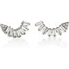 Namana Orecchini da Scalatore con Zirconia Cubica, Orecchini a Perno Ear Climbers per Donna e Ragazza, Orecchini Donna Argento con Confezione Regalo