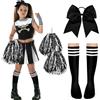 Vestito da cheerleader per bambini rosso-blu