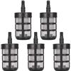 DBAILY 5 PCS Filtro per Tubo di Aspirazione DBAILY Filtro di Aspirazione Pompe per acqua in acciaio inossidabile Filtro Filtro a doppio strato Pompa Della Rondella di per acqua da giardino Accessori