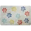 emmevi Tappeto Sottociotola Gomma 38x60 Cm Antimacchia Antiscivolo Tappetino Sotto Ciotola Cane Gatto Dis_A