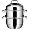 VENTION Vaporiera Acciaio Inox, Vaporiera Pentola Grande, Vaporiera Induzione 30 cm