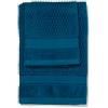 PARAMAISON Asciugamani Bagno Viso e Bidet, Collezione Diamont Luxury (1+1), 100% Cotone 420 Grammi, Casa, Piscina, Palestra| Petrolio