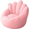 Highdi Pouf Poltrona a Sacco per Bambini Adulti, Bean Bag Fodera per Corona Ragazze Sacco di Fagioli per Decorazione della Soggiorno Giardino Salotto, Senza Ripieno (Child- 70x60cm,Rosa)
