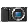 Sony Fotocamera digitale Sony α ZV-E10 Corpo MILC 24,2 MP CMOS 6000 x 4000 Pixel Nero [ZVE10BDI.EU]