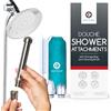 Medi Grade Accessori Enema Kit per Doccia Anale - 3 Pezzi in Alluminio Deluxe per Lavaggio Intima Donna e Uomo - Include una Custodia in Velluto - Lavaggio Intimo Unisex