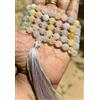 8 mm Rnd 108 + 1 perline MORGANITE JADE Jaap Rosario Japa Mala Energizzato