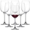 SCHOTT ZWIESEL Bicchiere da vino rosso Classico (set di 6), bicchieri classici in cristallo per vino rosso o acqua, bicchieri da vino in Tritan lavabili in lavastoviglie, Made in Germany (art. 123652)
