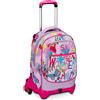 SEVEN Sj Gang Magicance Girl Zaino Scuola con Trolley Jack-3wd+