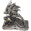 Design Toscano Statua di Pendragon Che custodisce Il manoscritto