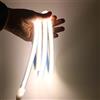 pcning 220V COB Strisce LED 1M Bianco IP67 Impermeabile con Interruttore, 15 Watt 280led/m LED Strip 4000K (Bianco, 1)