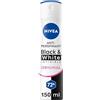 NIVEA Black & White Invisible Original Spray 6 x 150 ml, Deodorante Donna Efficace 72h, Deodorante Spray Antitraspirante Contro Odori, Sudore, Residui, Irritazioni e Macchie su Tessuti Chiari e Scuri