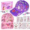 Shmily Regalo Bambina Bambini 5 6 7 8 9 Anni: Giocattoli Giochi Bambini Bambina 4-10 Anni Unicorno Attività Creativi Gioco per Ragazze 4-10 Anni Regalo Compleanno Lavoretti Creativi Cappello Sole Bambino