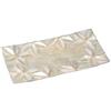 DONREGALOWEB Centro rettangolare perlato con fiori 20 x 10 cm (modello piccolo)