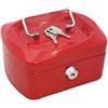 Alco-Albert 8400 - 12 cassetta PORTAVALORI, 155 X 120 X 80 mm, rosso