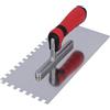 HELPMATE - spatola dentata 8x8 mm - spatola professionale prodotta in Germania in acciaio inox - 230 x 130 mm spatola dentata per l'applicazione di stucco e adesivo per piastrelle