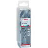 Bosch Accessories 2608577247 HSS PointTeQ (7,9 x 75 x 117 mm) - Set da 10 Pezzi di Punte Elicoidali per Trapano per Metallo, Acciaio, Fusione o Plastica, Grigio (Argento), Ø 7.9 mm