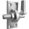 Connex Ø 16 - Distanza Fino a 10 mm - Regolabile Sostegno Universale/Gancio di Montaggio per Garage/Piastra/Porta / DYB2900421, Zincato Blu