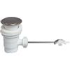 Wirquin 30718877 bonde lavabo SS tiret PLAST, Bianco