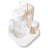 Provance 6 pezzi portaspezie Menage sale, pepe, aceto, dispenser olio e per stuzzicadenti