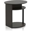 Furinno Tabelle Finali, Noce, Walnut, One End Table