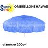 SUNNY STAR OMBRELLONE HAWAY DIAMETRO 200 CENTIMETRI BLU