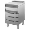 INOX BIM Base Neutra Armadiata con Cassetti - Profondità Cm 90 - Diverse Lunghezze