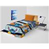 hermet Stitch, Copriletto Letto Singolo Disney, Copriletto Primaverile Non Imbottito, Copriletto Singolo Bambino, 170x270 cm, 100% cotone, Disney