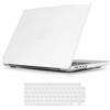 TECOOL Cover Smerigliato per MacBook Pro 14 Pollici M5 M4 M3 M2 M1 Pro Max 2021-2026, Custodia Rigida Ultrasottile in Plastica e Copritastiera UE, Traslucido