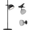 BOT LIGHTING Magnetika 3W Nera IP54 ricaricabile - MAGNETIKAN