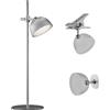 BOT LIGHTING Magnetika 3W Grigia IP54 ricaricabile - MAGNETIKAS