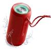 AQL AUDIO QUALITY LAB AQL Glow | Cassa Impermeabile Portatile Bluetooth - Speaker con 10Watt di Potenza - Durata Batteria 6 Ore - Portata 10 Mt - Ingresso AUX - Colore Rosso