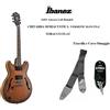IBANEZ AS53 LTF LEFT HAND Tobacco Flat Chitarra Elettrica Semi Acustica MANCINA
