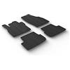 Gledring Tappetini in Gomma Compatibile con Seat Ibiza 6F 5-Porte 6/2017- & Seat Arona 11/2017- & Skoda Fabia IV 2021- (Profilo T 4-Parti + Clip di Montaggio)