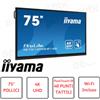 IIYAMA TE7512MIS-B3AG - Display interattivo IIYAMA LCD Touchscreen da 75 Pollici 4K