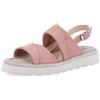 FAIRE Sandalo in pelle con fasce e zeppa 2,5 cm