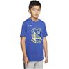 NIKE BOYS ICON NAME & NUMBER TEE WARRIORS CURRY T-Shirt Basket Ragazzo