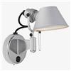 Artemide a044050 interno 46 W Alluminio lampada a parete - Lampada (interno, E14, Alluminio, Alluminio, spazzolato, IP20)