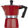 Barazzoni Caffettiera Colorata, alluminio, Rosso, 1 Tazza