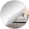 QEEYON Rotondo Specchio Adesivo da Parete 20cm,Vetro HD Specchio Adesivo da Parete Specchio Grande Adesivo Senza Cornice Autoadesivo Adesivo da Parete Vetro per Camera da Letto, Soggiorno