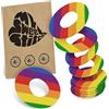 MySweetStitch - 10 x Dexcom G7 cerotti sensore, Ringpatch Ø 65mm, cerotto impermeabile, traspirante, delicato sulla pelle, Pride