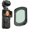REYGEAK Filtro Nebbia Nero per DJI Osmo Pocket 3, Filtro di Diffusione Creativa Beauty Soft per Accessori DJI Osmo Pocket 3, Struttura Leggera in Alluminio