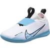 NIKE Zoom Vapor 15 Academy IC, Scarpe da Calcio, White/Baltic Blue-Pink Blast, 35 EU