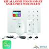 Mach Power KIT Centrale Allarme TOUCH RFID 32 Zone Wireless + 8 Filari, GSM, GPRS, WIFI APP