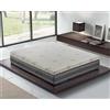 materassi e doghe Materassiedoghe - Topper Correttore Matrimoniale in Memory Foam SFODERABILE Alto 5 o 7 o 10 cm Topper Letto Coprimaterasso Morbido Ortopedico Fodera Antiacaro Materasso (Alto 7 cm, 160x200)