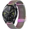 Hiseus Cinturino Compatibile con Huawei Watch GT2/GT3 46mm, Cinturino in Acciaio Inossidabile Intrecciata Compatibile con Huawei Watch GT 2/3 PRO 46mm/GT Runner/GT 2e/Watch 3/Watch 3 PRO (Colori)