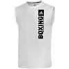 adidas Community Vertical T-Shirt Sleeveless, Bianco/Nero, XL Uomo