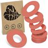 MySweetStitch - 10 x Dexcom G7 cerotti sensore, Ringpatch Ø 65mm, cerotto impermeabile, traspirante, delicato sulla pelle, Corallo